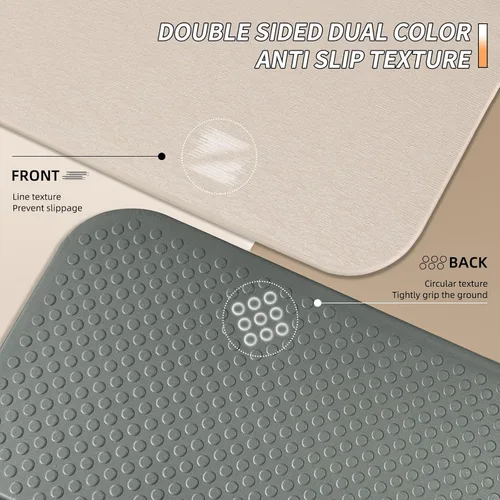 Miniatura 4 de PAIDU Esterilla de yoga plegable para fitness, extra gruesa de 2/5 pulgadas (0.394 in) TPE antideslizante certificado SGS 75 x 26 pulgadas extra