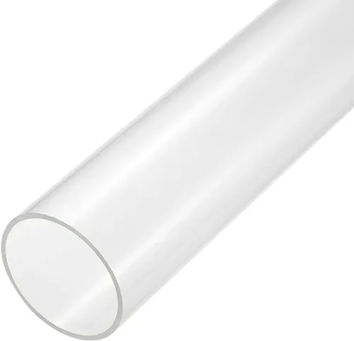 Miniatura 25 de MECCANIXITY Tubo de acrílico transparente rígido redondo 214mm(8.4") DI 220mm(8.7") DE 14" para lámparas y linternas, sistema de refrigeración por