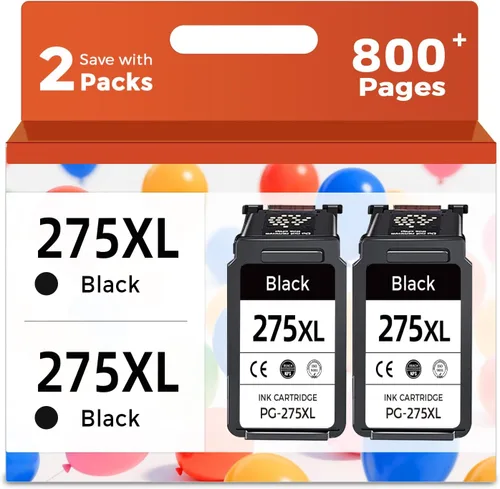 PG-275 PG-275XL Cartucho de tinta negra de alto rendimiento para Canon 275XL 275 XL PG275 PG 275 XL apto para PIXMA TS3522 TR4720 TS3500 TS3520