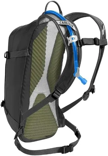 Miniatura 2 de CamelBak M.U.L.E. Mochila de hidratación para bicicleta de montaña, ajuste estable con depósito Crux de 100 onzas, color negro