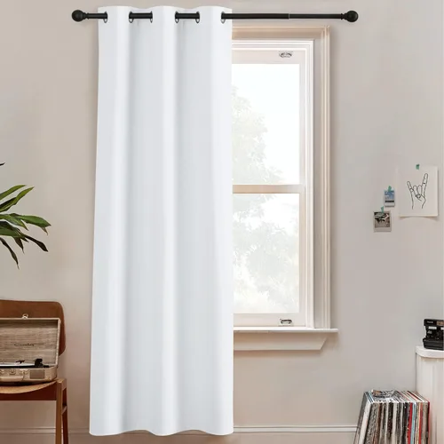 Miniatura 39 de RYB HOME - Cortinas extra largas con bloqueo de luz, persianas opacas insonorizadas para privacidad para cine en casa, oficina, fondo de patio, sala