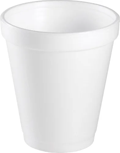 Miniatura 2 de Dart Tazas de espuma para bebidas, 8 onzas, color blanco, 25 por paquete