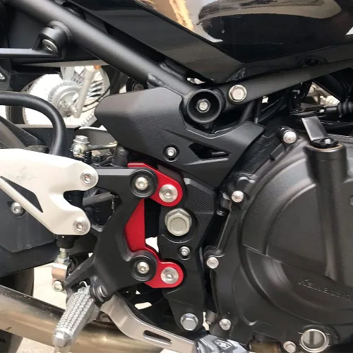 Miniatura 7 de Estriberas para motocicleta Reposapiés trasero ajustable trasero (hacia arriba 0.984 in, atrás 0.512 in) (para vehículo Kawasaki) Z500; NINJA500