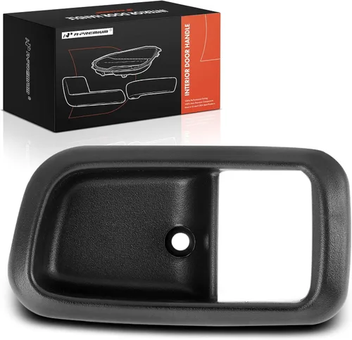A-Premium Bisel de manija de la puerta interior del lado del conductor delantero izquierdo compatible con Toyota Tundra 2000-2006 Pastilla de cabina