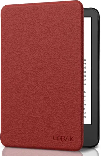 Miniatura 28 de CoBak Funda para Todos los Kindle Nuevos de 6 Pulgadas 2024 y 2022 (11ª Generación) - Cubierta Inteligente de Cuero PU, Suspensión y Activación