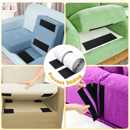Miniatura 4 de 10 pies x 4.4 pulgadas de tiras autoadhesivas, cinta adhesiva de montaje de respaldo resistente de nylon, cintas de montaje de tela para costura