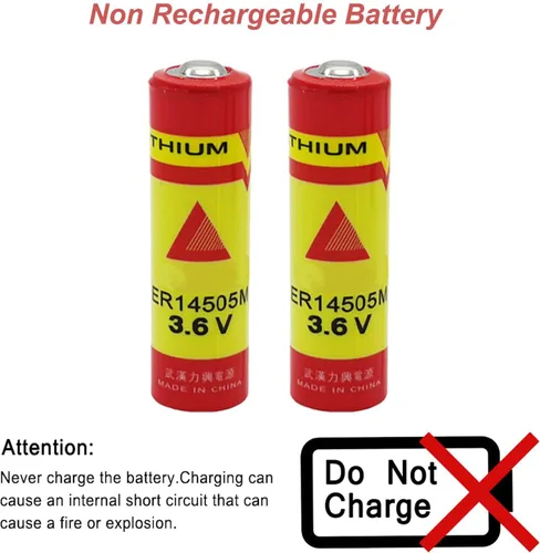 Miniatura 3 de Hoorae 30 Pack ER14505M 3.6V 2200mAh Lithium Battery Non-Rechargeable(AA)