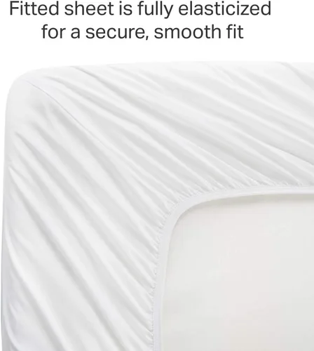 Miniatura 3 de Luxury 1500-TC 100% Egyptian Cotton Sheet Pure Sheets Set, 4-Piece Long-Staple Cotton Sheet Set, Soft & Silky Fits Up to 18" dp