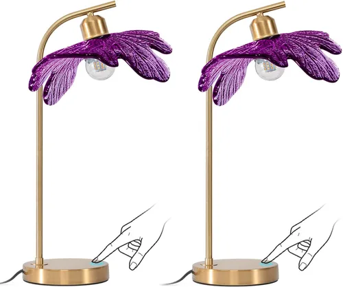 Miniatura 18 de Lámparas de mesa de cristal de mediados de siglo, moderna lámpara de mesa dorada, lámpara de escritorio, lámpara de mesa alta, lámpara de mesita