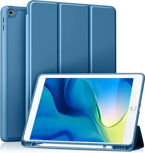 Miniatura 27 de Akkerds - Funda Compatible con iPad de 10.2 Pulgadas 2021/2020/2019, para iPad de 9ª/8ª/7ª Generación con Soporte para Lápiz, Funda Protectora