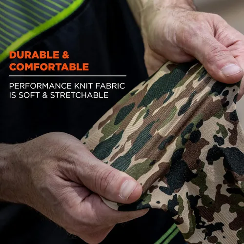 Miniatura 3 de Ergodyne Par de mangas de protección solar unisex para adultos Camuflaje