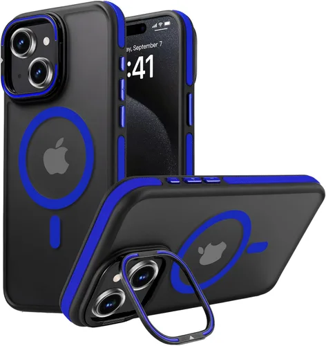 Miniatura 15 de Funda magnética fuerte para iPhone 12 Pro Max [Protección de grado militar de 10 pies] Compatible con MagSafe, funda protectora a prueba de golpes