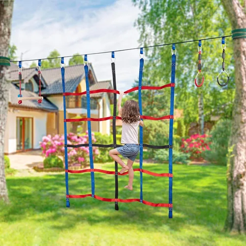 Miniatura 4 de Red de escalada para niños al aire libre, red de carga de escalada, accesorios para patio de recreo, red de escalada para niños accesorios