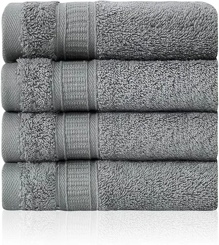 Miniatura 54 de LA HAMMAM - Paquete de 6 toallas de mano de 16 x 28 pulgadas de algodón turco para baño, cara, hotel, gimnasio y spa Extra suave al tacto, secado