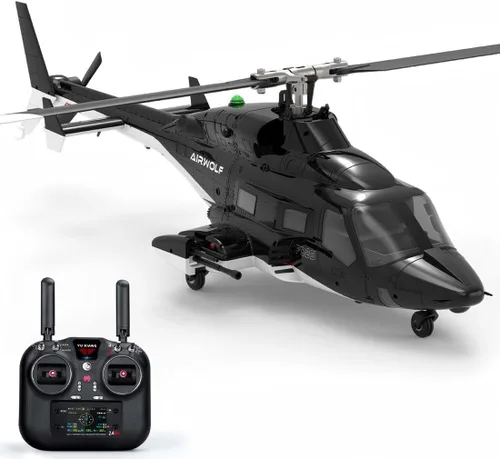 Miniatura 2 de Helicóptero RC avanzado para pilotos experimentados, helicóptero RC YU Xiang F02S con estabilización de vuelo asistida, helicóptero Hobby sin