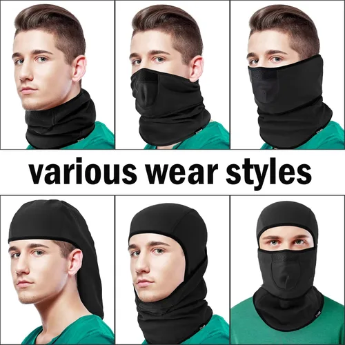 Miniatura 4 de ZMUBB Balaclava Ski Mask with Warm Fleece & Breathable Mesh,Winter Face Mask for Skiing,Snowboarding,Motorcycling