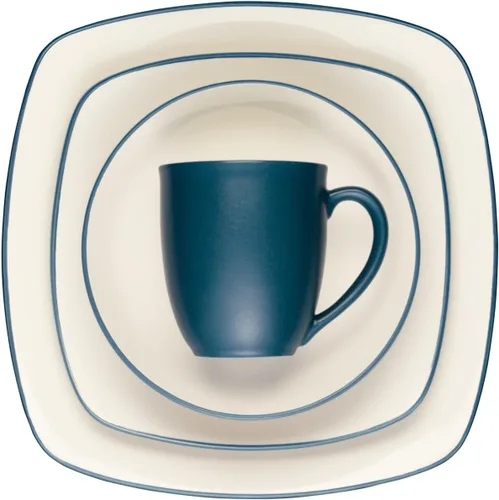 Miniatura 7 de Noritake Colorwave Blue - Juego de 4 piezas para colocar cuadrado