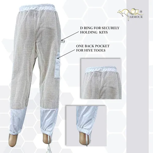 Miniatura 2 de Chaqueta de traje de apicultura, pantalones/pantalones con 2 velos de esgrima capucha y sombrero de ala redonda, disfraz de malla ventilada de 3