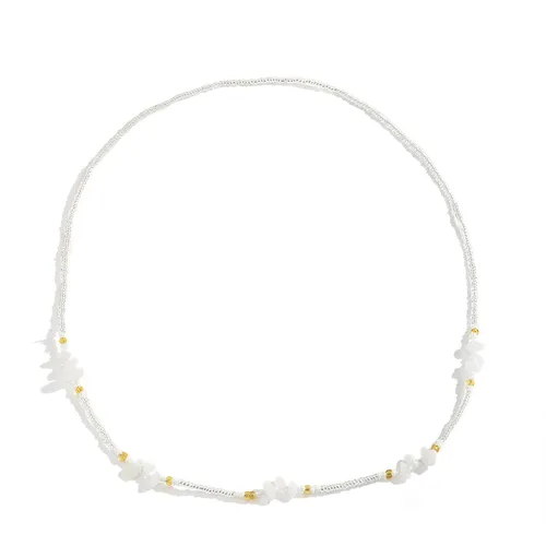 Miniatura 4 de Cadena de cintura de ópalo africano, cuentas elásticas de semillas para vientre, cadena de cuerpo para el vientre, playa de verano, pulsera