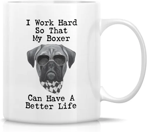 Miniatura 70 de Retreez - Taza divertida con texto en inglés "Funny Cute Golden Retriever Don't Stop Retrievin' Dog Lover", 325 ml, tazas de café de cerámica