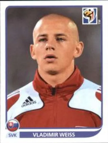 2010 Panini FIFA World Cup Stickers #476 Vladimir Weiss Slovakia Official Soccer Album Sticker (2 inch X 1.5 Inch) in Raw Condition (NM or Better)