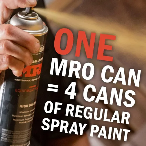 Miniatura 3 de SEYMOUR 620-1411 Pintura en Aerosol Industrial MRO de Alto Contenido de Sólidos, Aluminio, 15.5 Onzas (Paquete de 1)