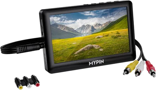 Convertidor de video a digital, caja de captura de video AV de 4.3 pulgadas/reproductor de video, grabación de video desde VHS, HI8, videocámara,