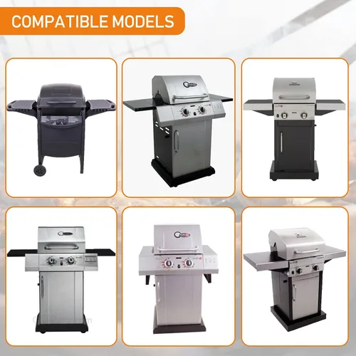 Miniatura 3 de Hisencn Rejillas de repuesto para parrillas Charbroil de 2 quemadores, Thermos 461633514, Tru Infrared 463251414, 463633316, 463251413, 463250210