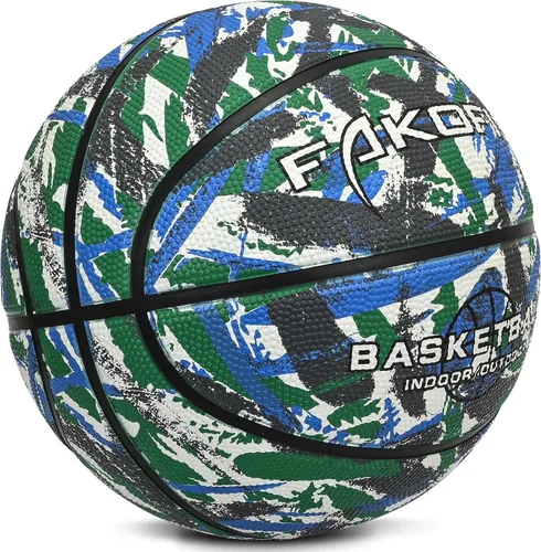 Miniatura 7 de Baloncesto para Niños y Jóvenes Tamaño 3/4/5 (22"/25.5"/27.5") Baloncesto de Goma Premium para Niños y Niñas de 3-14 Años Juego Interior y Exterior