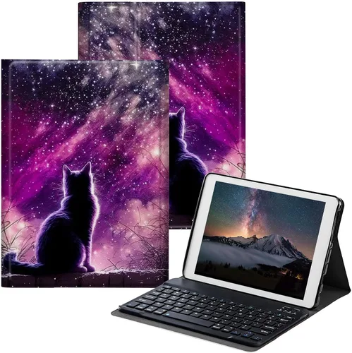 Miniatura 17 de Funda para Samsung Galaxy Tab S6 Lite 2022/2020 con teclado inalámbrico desmontable y soporte ajustable para proteger la tableta para Samsung Galaxy