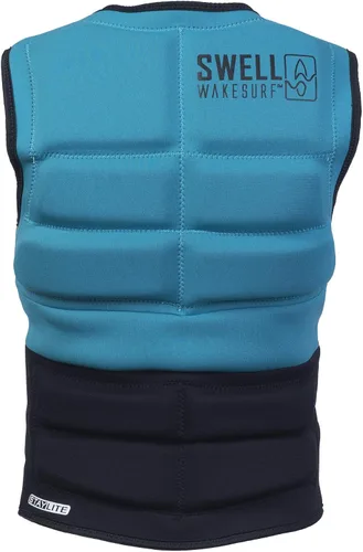Miniatura 3 de SWELL Wakesurf Chaleco de neopreno para mujer diseñado exclusivamente para wakesurf, ¡pero ideal para todas las demás actividades acuáticas! Azur