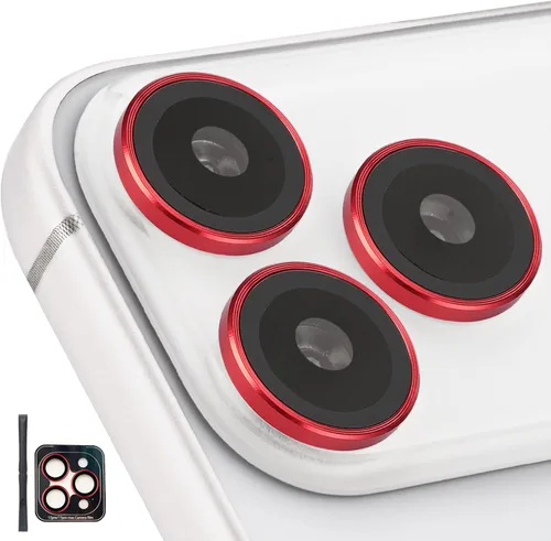 Miniatura 12 de Protector de Lente de Cámara para iPhone 17 Pro/17 Pro Max, Protector de Cámara de Vidrio Templado Individual con Bandeja de Instalación Compatible