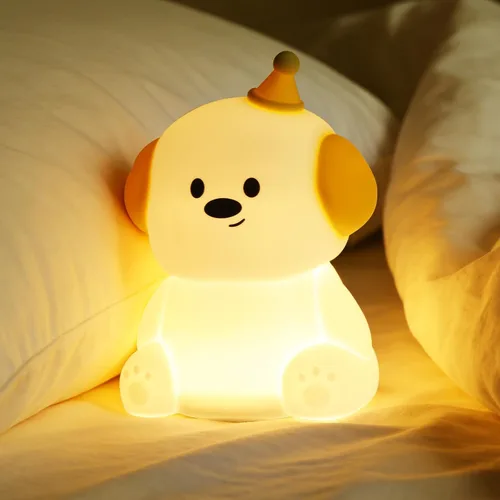 Miniatura 16 de Luz nocturna de abeja, bonita lámpara de noche de animales de silicona, lámpara de noche para habitación de niños, lámpara LED regulable, lámpara