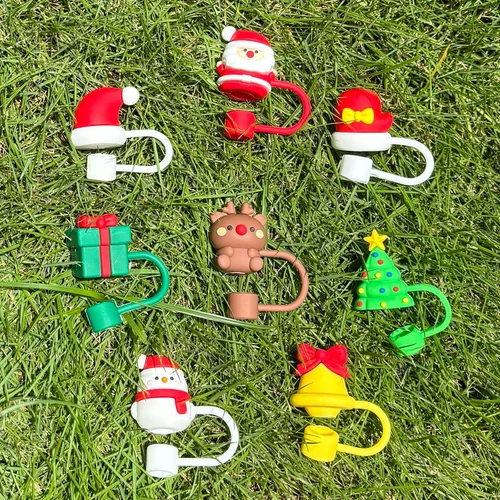 Miniatura 4 de Tapa de popote para copa Stanley, 8 piezas de 0.394 in de diámetro, reutilizable, a prueba de polvo, compatible con Simple Modern y vaso con tapa