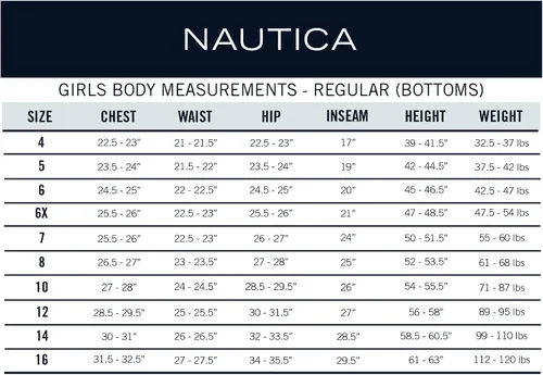 Miniatura 5 de Nautica Pantalón de pierna ajustada de sarga elástica para niña