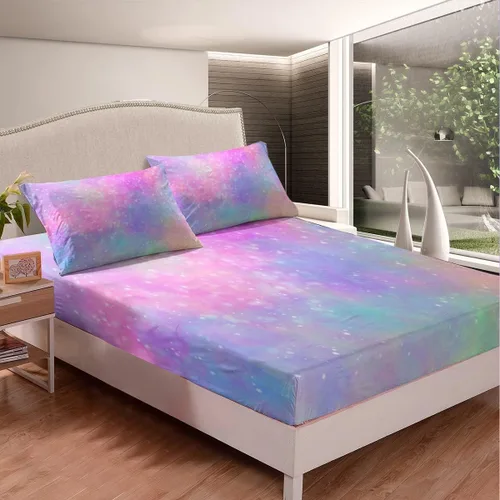 Miniatura 16 de Feelyou, juego de sábanas ajustadas con temática de construcción, niños, dinosaurios de dibujos animados, juego de ropa de cama para niños, Multi 37