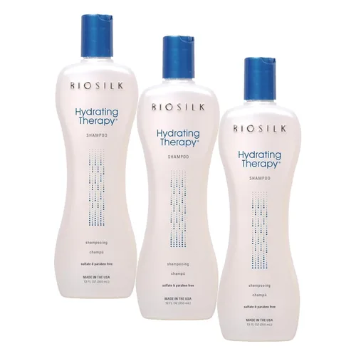 Miniatura 9 de BioSilk Champú hidratante, repone la humedad del cabello para un cabello fuerte y suave, sin sulfatos, parabenos y crueldad, 12 onzas
