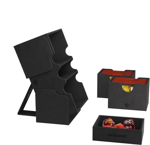 Miniatura 3 de Gamegenic Stronghold 200+ XL - Caja de cubierta convertible Almacenamiento de cartas de doble funda Protector de juego de cartas con cajón