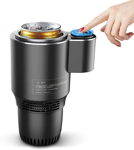 Calentador inteligente 2 en 1 para auto, 12 V 36 W, soporte para taza de refrigeración y calefacción para automóvil, control táctil, taza de viaje
