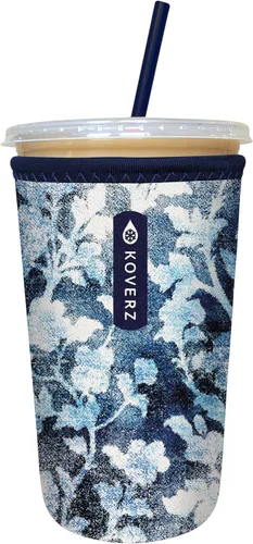 Miniatura 68 de Funda Koverz para café helado, funda aislante de neopreno para taza, se ajusta a una taza de café de 32 Oz., lavable y reutilizable, accesorios