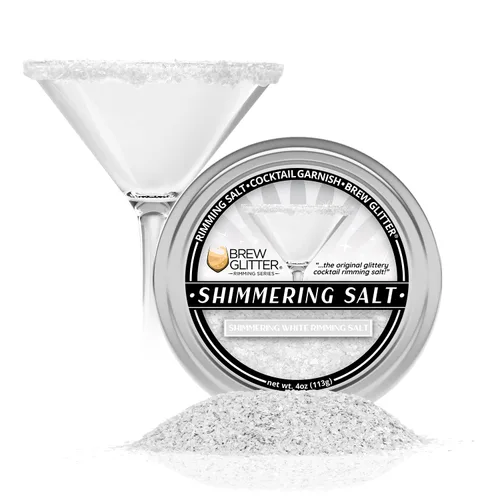 Miniatura 17 de Brew Glitter - Sal con Brillo Azul para Bordes (113g, 1x Barra de Lata) Aderezo para Cócteles y Bebidas