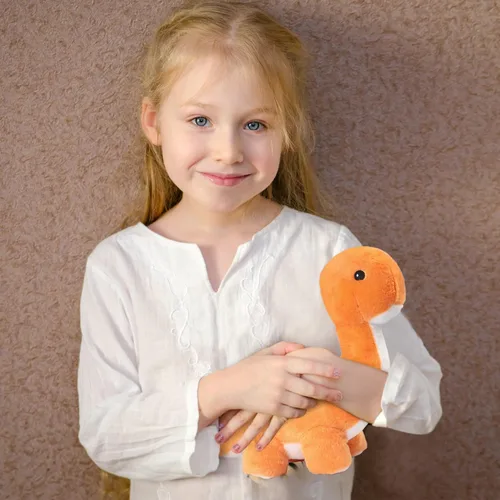 Miniatura 7 de Benben Animal de peluche de dinosaurio, juguetes de peluche de dinosaurio de 11.5 pulgadas, lindos peluches para niños, brachiosaurio, baby shower