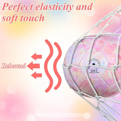 Miniatura 4 de Soccer Ball Size 3/Size 4 for Kids, Premium TPU Toddler Soccer Balls Interactive Indoor Outdoor Sports Toys for Kid Children Boys Girls Teenager