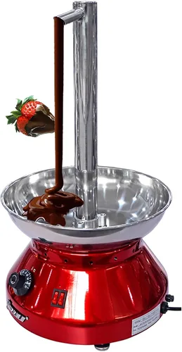 Máquina de fuente de chocolate, modelo de grifo, máquina de cascada de chocolate con raspador, alfombrilla a prueba de fugas, 2.2 lbs de salsa de