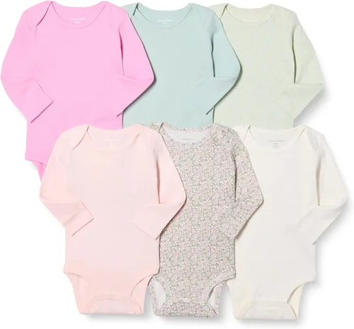Miniatura 13 de Amazon Essentials Body unisex de manga larga para bebés, paquete de 6