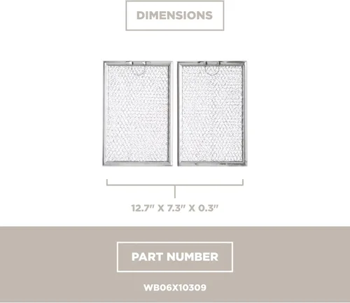 Miniatura 5 de GE Appliances WB06X10309 - Filtro de grasa para microondas