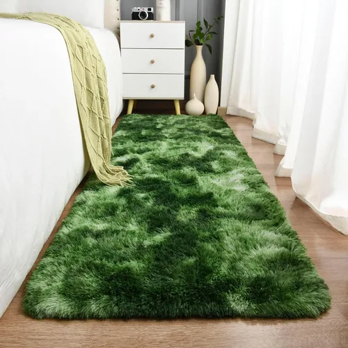 Miniatura 32 de Alfombra de área púrpura y azul de 6x9, alfombras grandes para sala de estar y dormitorio, alfombra mullida y linda, alfombras modernas
