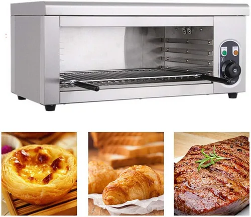 TFCFL Salamander - Parrilla para encimera, 2000 W, triturador de queso eléctrico de 2000 W, asador de queso montado en la pared, encimera de