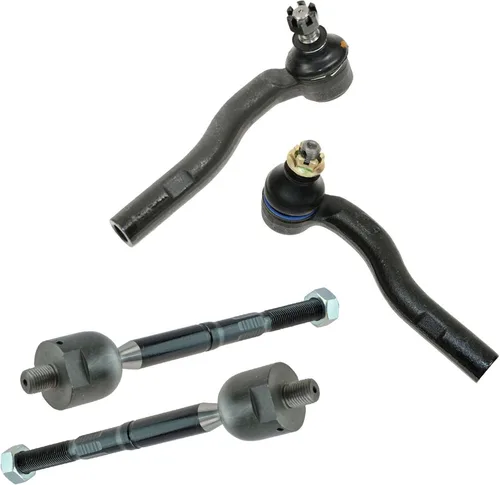 Miniatura 196 de TRQ Juego de barras de acoplamiento delanteras interiores y exteriores de 4 piezas compatible con Jeep Cherokee 1991-2001 y Comanche 91-92