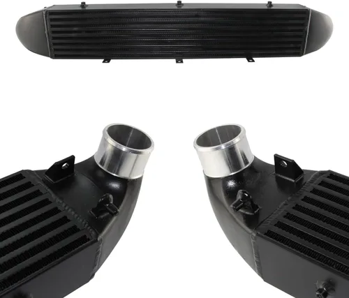 Miniatura 4 de Intercooler de montaje frontal de ajuste de alto rendimiento para Ford Fiesta ST 2014-2019 Negro